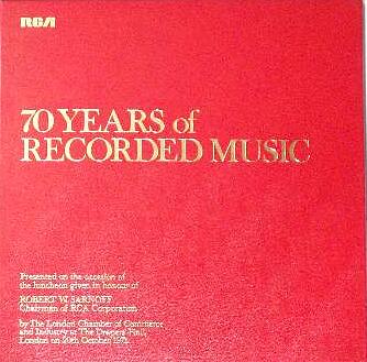 70 Years of Recorded Music {LP}